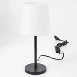 Lampes En Tissu-hofstein Lampe de table Sikala Noir, 1 lumière