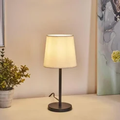 Lampes En Tissu-hofstein Lampe de table Sikala Noir, 1 lumière