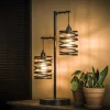 Lampes Industrielles-hofstein Lampe de table SLUIS Gris, 2 lumières