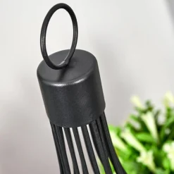 Lampes Vintages & Rétros-hofstein Lampe de table solaire Quillagua LED Noir, 1 lumière