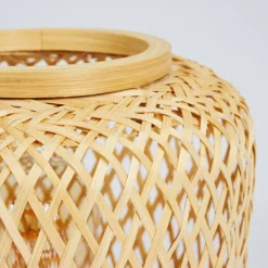 Style Boho-Chic-hofstein Lampe de table Solera Noir, 1 lumière