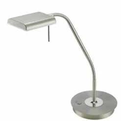 Luminaires Trio Lampe de table Sorpetaler Leuchten Bergamo LED Nickel mat, 1 lumière* Éclairage Led
