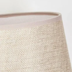 Lampes En Tissu-hofstein Lampe de table Stampa Brun, Couleur bois, 1 lumière