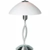 Luminaires Steinhauer Lampe de table Steinhauer CAPRI Acier inoxydable, 1 lumière