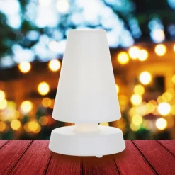 Luminaires Rustiques-Luminaires Steinhauer Lampe de table Steinhauer Catching Light LED Blanc, 1 lumière, Télécommandes