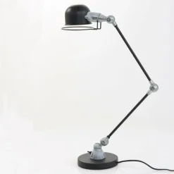 Luminaires Steinhauer Lampe de table Steinhauer Darvin Gris, Noir, 1 lumière