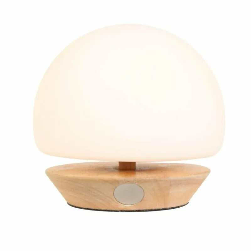 Luminaires Rustiques-Luminaires Steinhauer Lampe de table Steinhauer Ancilla LED Bois clair, 1 lumière