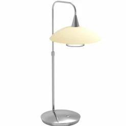 Luminaires Steinhauer Lampe de table Steinhauer Tallerken LED Acier inoxydable, Blanc, 1 lumière