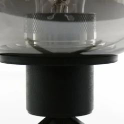 Suspension Verre Fumé-Luminaires Steinhauer Lampe de table Steinhauer Reflexion Gris, Noir, 1 lumière