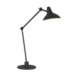 Lampes Industrielles-Luminaires Steinhauer Lampe de table Steinhauer Kasket Noir, Blanc, 1 lumière