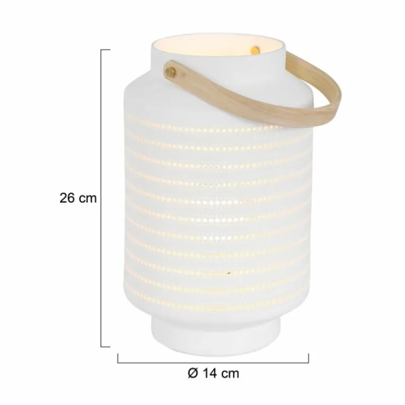 Luminaires Steinhauer Lampe de table Steinhauer Porcelain Blanc, 1 lumière* Lampes À Poser