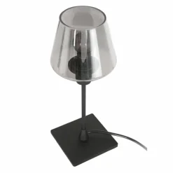 Suspension Verre Fumé-Luminaires Steinhauer Lampe de table Steinhauer Ancilla Noir, 1 lumière