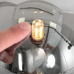 Suspension Verre Fumé-Luminaires Steinhauer Lampe de table Steinhauer Ancilla Noir, 1 lumière