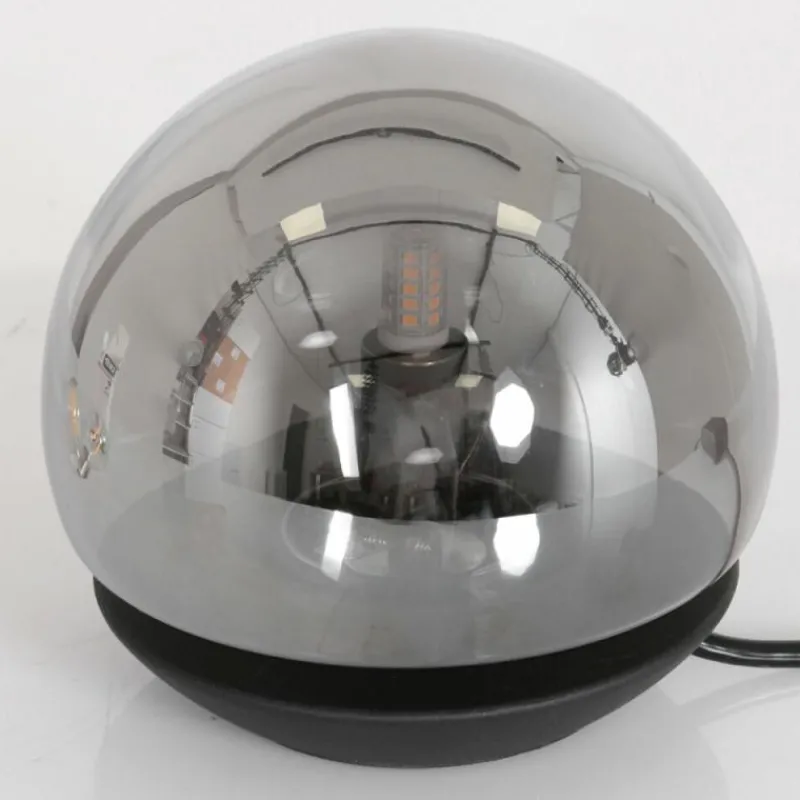 Suspension Verre Fumé-Luminaires Steinhauer Lampe de table Steinhauer Ancilla Noir, 1 lumière