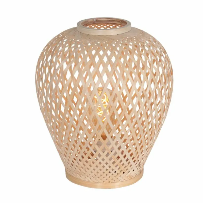 Style Boho-Chic-Luminaires Steinhauer Lampe de table Steinhauer Maze Écru, 1 lumière