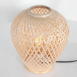 Style Boho-Chic-Luminaires Steinhauer Lampe de table Steinhauer Maze Écru, 1 lumière