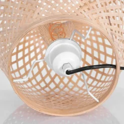 Style Boho-Chic-Luminaires Steinhauer Lampe de table Steinhauer Maze Écru, 1 lumière