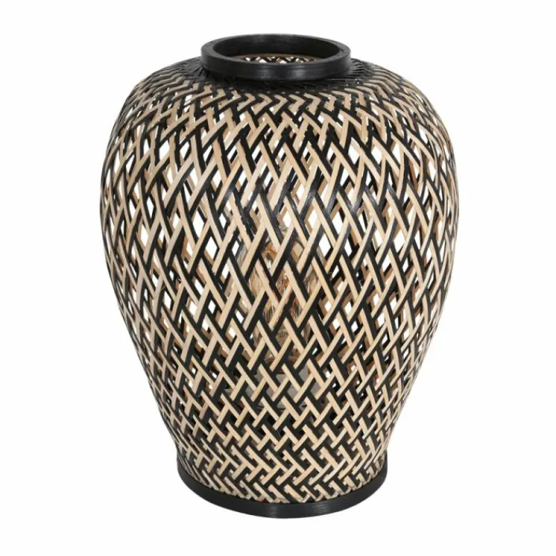 Style Boho-Chic-Luminaires Steinhauer Lampe de table Steinhauer Maze Écru, Noir, 1 lumière