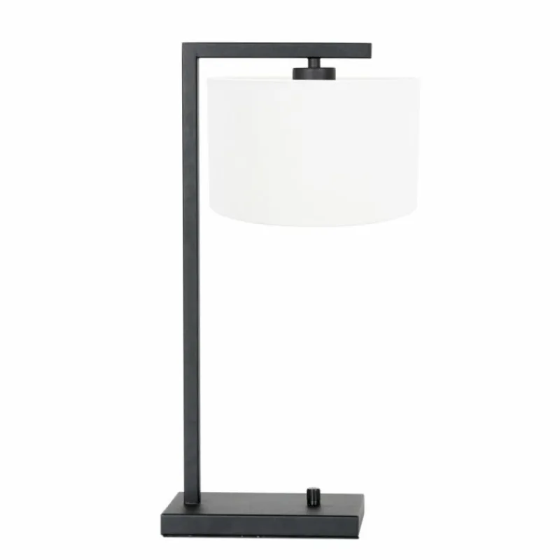 Lampes En Tissu-Luminaires Steinhauer Lampe de table Steinhauer Stang Noir, 1 lumière