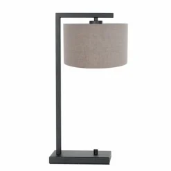 Lampes En Tissu-Luminaires Steinhauer Lampe de table Steinhauer Stang Noir, 1 lumière