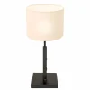 Lampes En Tissu-Luminaires Steinhauer Lampe de table Steinhauer Stang Noir, 1 lumière