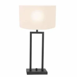 Lampes En Tissu-Luminaires Steinhauer Lampe de table Steinhauer Stang Noir, 1 lumière