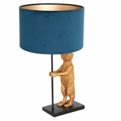 Lampes En Tissu-Luminaires Steinhauer Lampe de table Steinhauer Animaux Or, Noir, 1 lumière