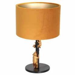 Lampes En Tissu-Luminaires Steinhauer Lampe de table Steinhauer Animaux Or, Noir, 1 lumière