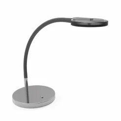Suspension Verre Fumé-Luminaires Steinhauer Lampe de table Steinhauer Turound LED Acier brossé, 1 lumière
