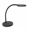 Suspension Verre Fumé-Luminaires Steinhauer Lampe de table Steinhauer Turound LED Noir, 1 lumière