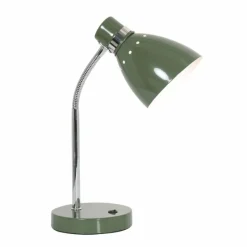 Lampes Industrielles-Luminaires Steinhauer Lampe de table Steinhauer Spring Vert, 1 lumière