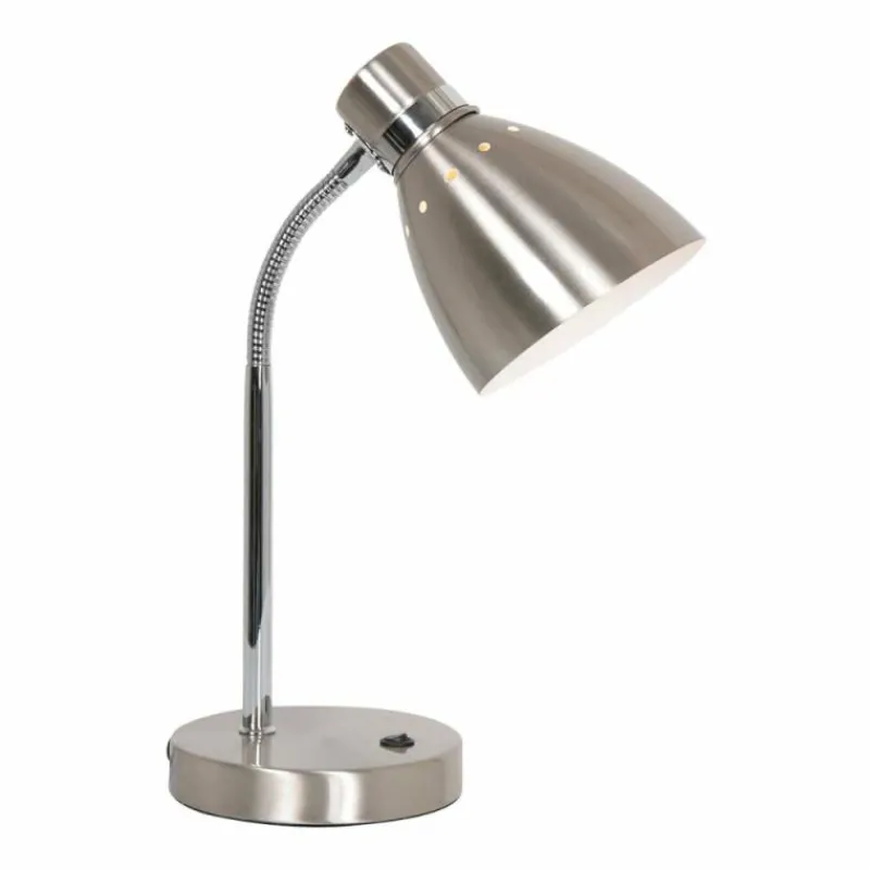 Lampes Industrielles-Luminaires Steinhauer Lampe de table Steinhauer Spring Acier brossé, 1 lumière