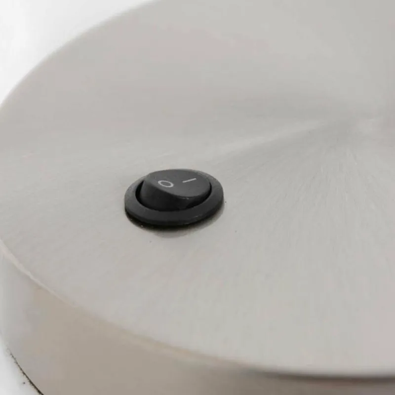 Lampes Industrielles-Luminaires Steinhauer Lampe de table Steinhauer Spring Acier brossé, 1 lumière