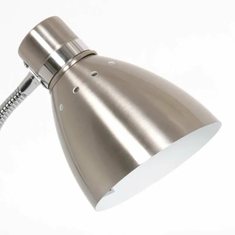 Lampes Industrielles-Luminaires Steinhauer Lampe de table Steinhauer Spring Acier brossé, 1 lumière