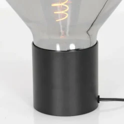 Suspension Verre Fumé-Luminaires Steinhauer Lampe de table Steinhauer Ambiance Noir, 1 lumière