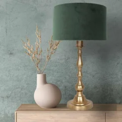 Lampes En Tissu-Luminaires Steinhauer Lampe de table Steinhauer Bassiste Bronze, 1 lumière