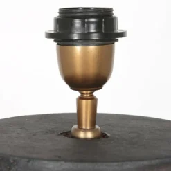 Lampes En Tissu-Luminaires Steinhauer Lampe de table Steinhauer Lyons Noir, 1 lumière