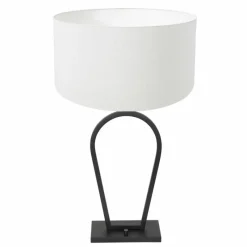 Lampes En Tissu-Luminaires Steinhauer Lampe de table Steinhauer Stang Noir, 1 lumière