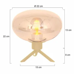 Luminaires Steinhauer Lampe de table Steinhauer Reflexion, 1 lumière* Lampes À Poser