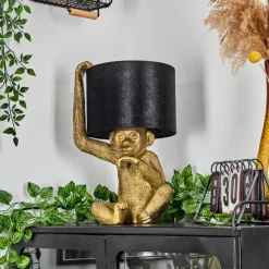 Lampes En Tissu-hofstein Lampe de table Suardi Or, 1 lumière