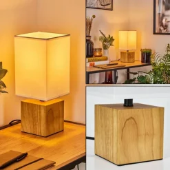 Lampes En Tissu-hofstein Lampe de table Talco Écru, 1 lumière