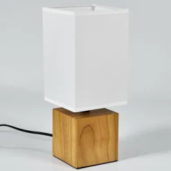 Lampes En Tissu-hofstein Lampe de table Talco Écru, 1 lumière