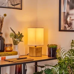 Lampes En Tissu-hofstein Lampe de table Talco Écru, 1 lumière