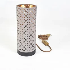 Lampes En Tissu-hofstein Lampe de table Tallaboa Noir, 1 lumière