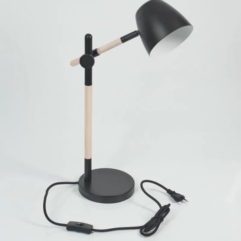 Luminaires Scandinaves-hofstein Lampe de table Tanabita Écru, Noir, 1 lumière
