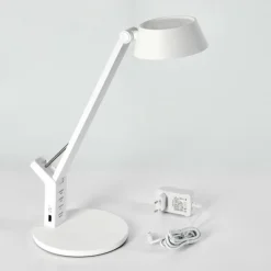 Luminaires Scandinaves-hofstein Lampe de table Tapen LED Blanc, 1 lumière