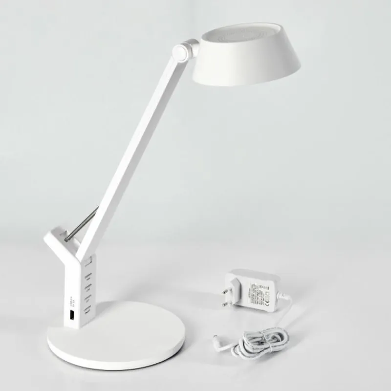 Luminaires Scandinaves-hofstein Lampe de table Tapen LED Blanc, 1 lumière