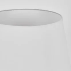 Lampes En Tissu-hofstein Lampe de table Tapona Brun foncé, Nickel mat, 1 lumière