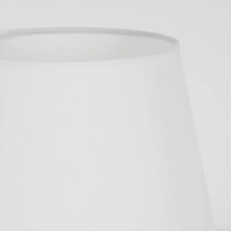 Lampes En Tissu-hofstein Lampe de table Tapona Brun foncé, Nickel mat, 1 lumière