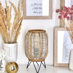 Lampes En Tissu-hofstein Lampe de table Tebary Noir, 1 lumière